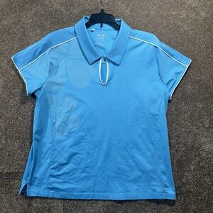 Adidas ClimaCool Women's Golf Polo Short Sleeve - XL - Floral Golf Tennis‎